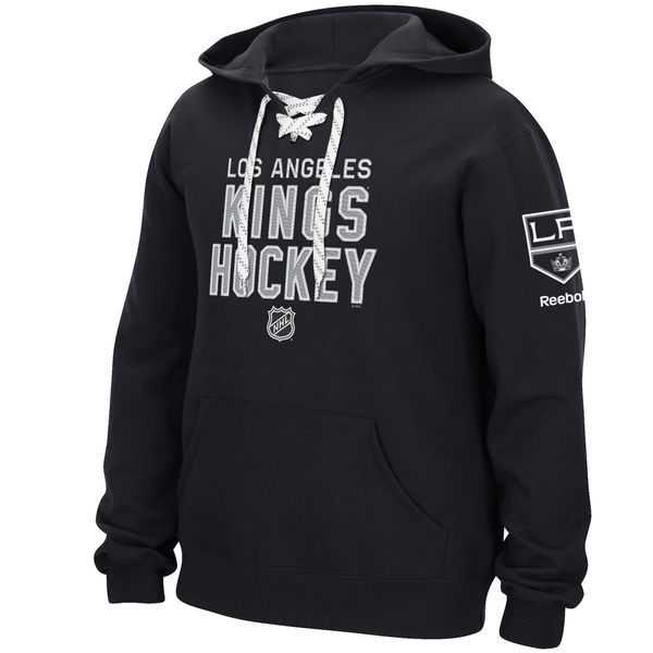 Men's Los Angeles Kings Reebok Stitch Em Up Lace Hoodie - Black,We sell and wholesale Men's Los Angeles Kings Reebok Stitch Em Up Lace Hoodie - Black on line form chian!